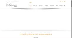 Desktop Screenshot of maktraduzir.com.br