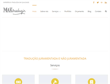 Tablet Screenshot of maktraduzir.com.br